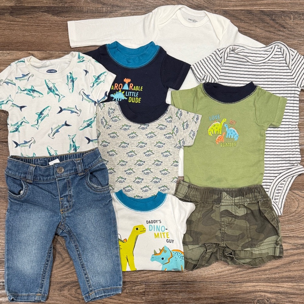 Lot of Baby Boy Clothes 0-3 Months
